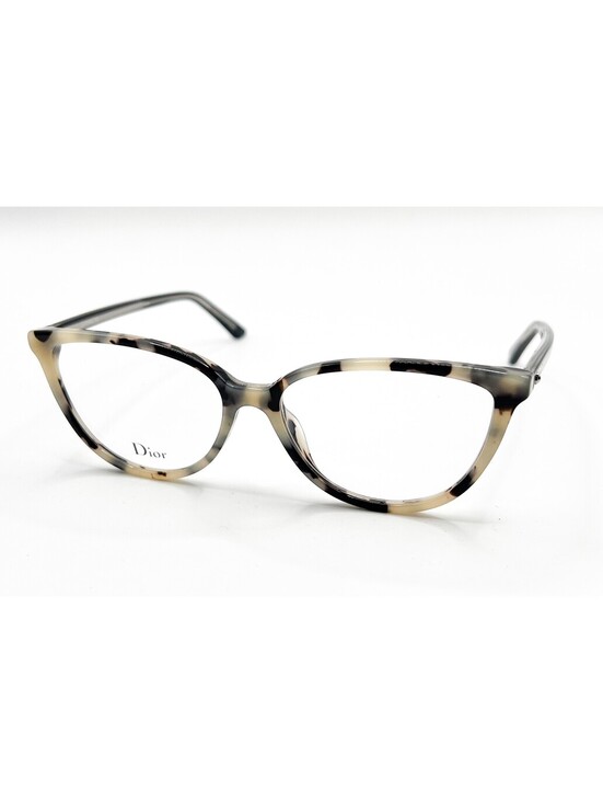 Dior Accessories - Dior Montaigne N33 Tfv White Havana Black Authentic Eyeglasses 52-15-140